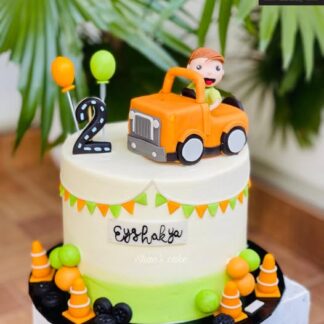 Orange Car Cake